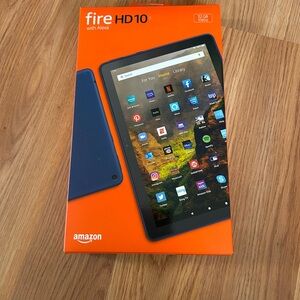 Amazon Fire HD 10 Tablet with Alexa brand new blue 32GB 1080p